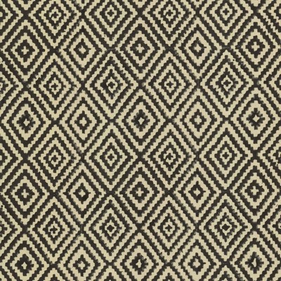 Kasmir Diamond Steps Sable in 5123 Brown Cotton  Blend Fire Rated Fabric Contemporary Diamond   Fabric